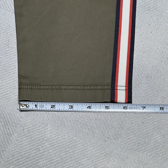 NEW Athleta Summit Cargo Pants Womens 10 Olive Green Stretch Side Stripe NWT - Picture 15 of 15